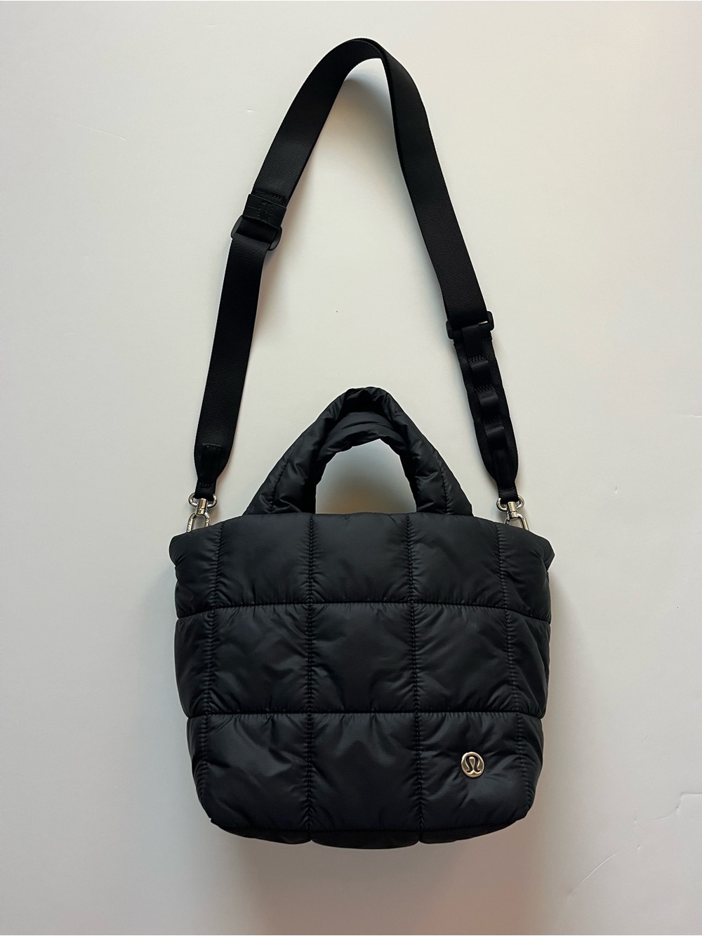 lululemon athletica Quilted Grid Tote Bag Mini 5L-Black